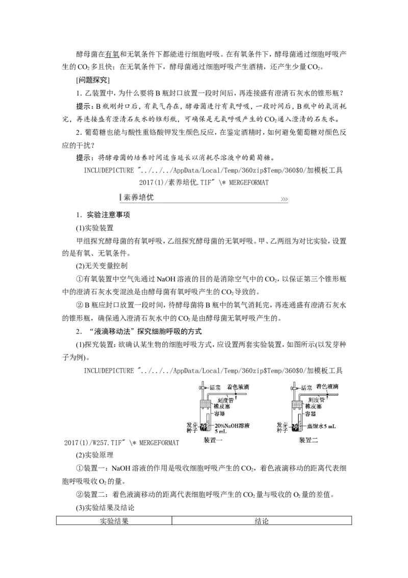 [12501779]高中生物一轮复习学案：第8讲　ATP与细胞呼吸_新高考复习资料_2023年新高考复习资料_一轮复习_精讲精练2023届新高考生物一轮复习学案