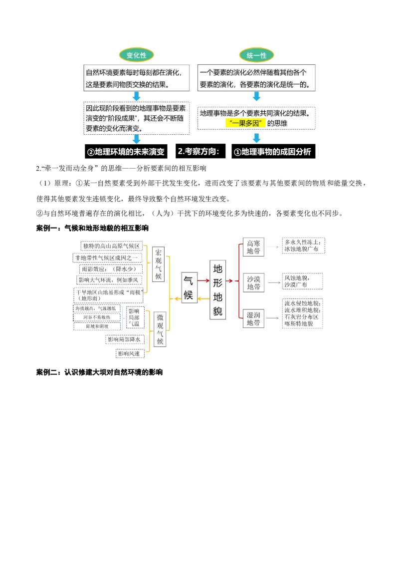 重难点06自然地理环境的整体性与差异性（解析版）_2025年新高考资料_二轮复习_01高考语文等多个文件_2025年高三地理高考二轮复习专项提升_重点&middot;难点&middot;热点专练（分地区）_广东专用