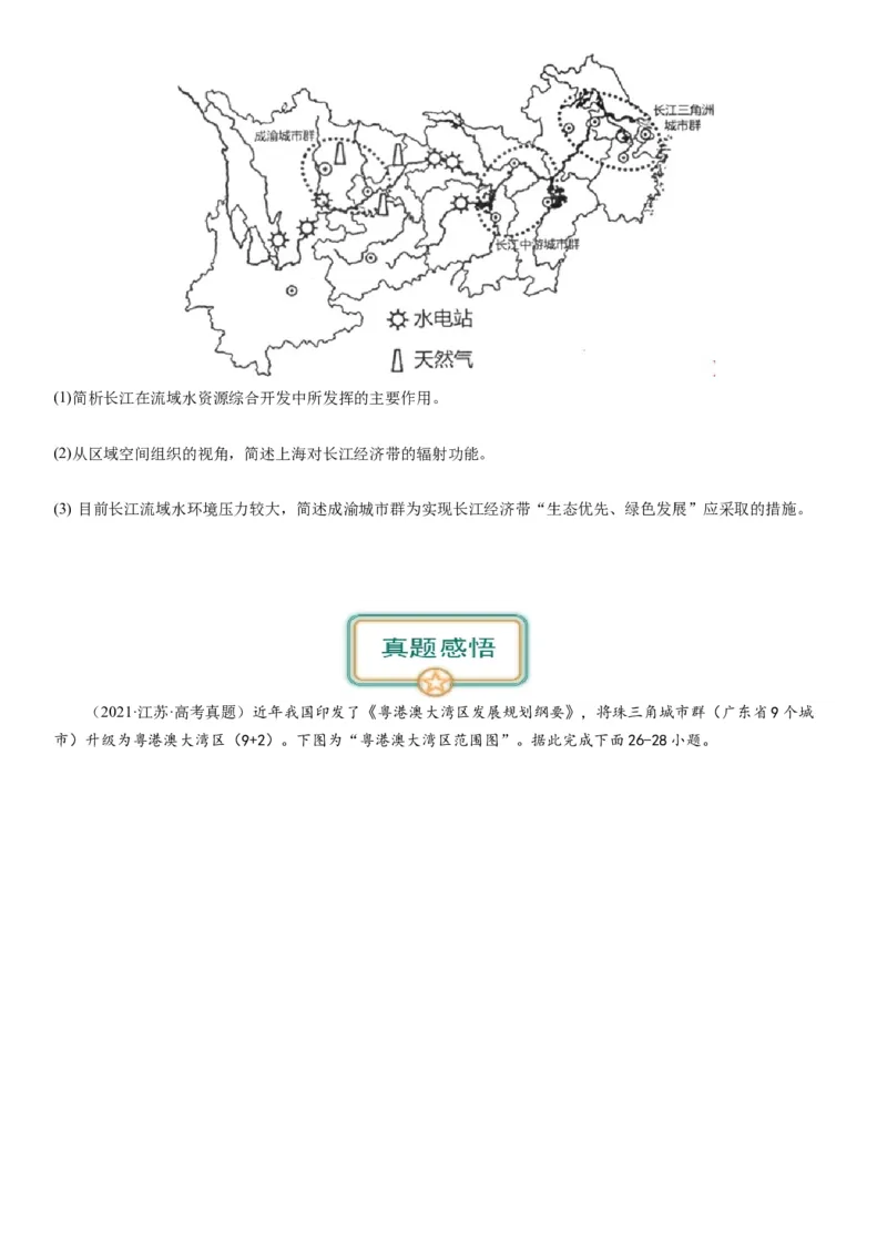 2024届新高考一轮复习专题12环境与发展第三十一讲中国国家发展战略举例（试卷版）_通用版（老高考）复习资料_2024年复习资料_完备战2024年高考地理一轮复习考点帮（全国通用）