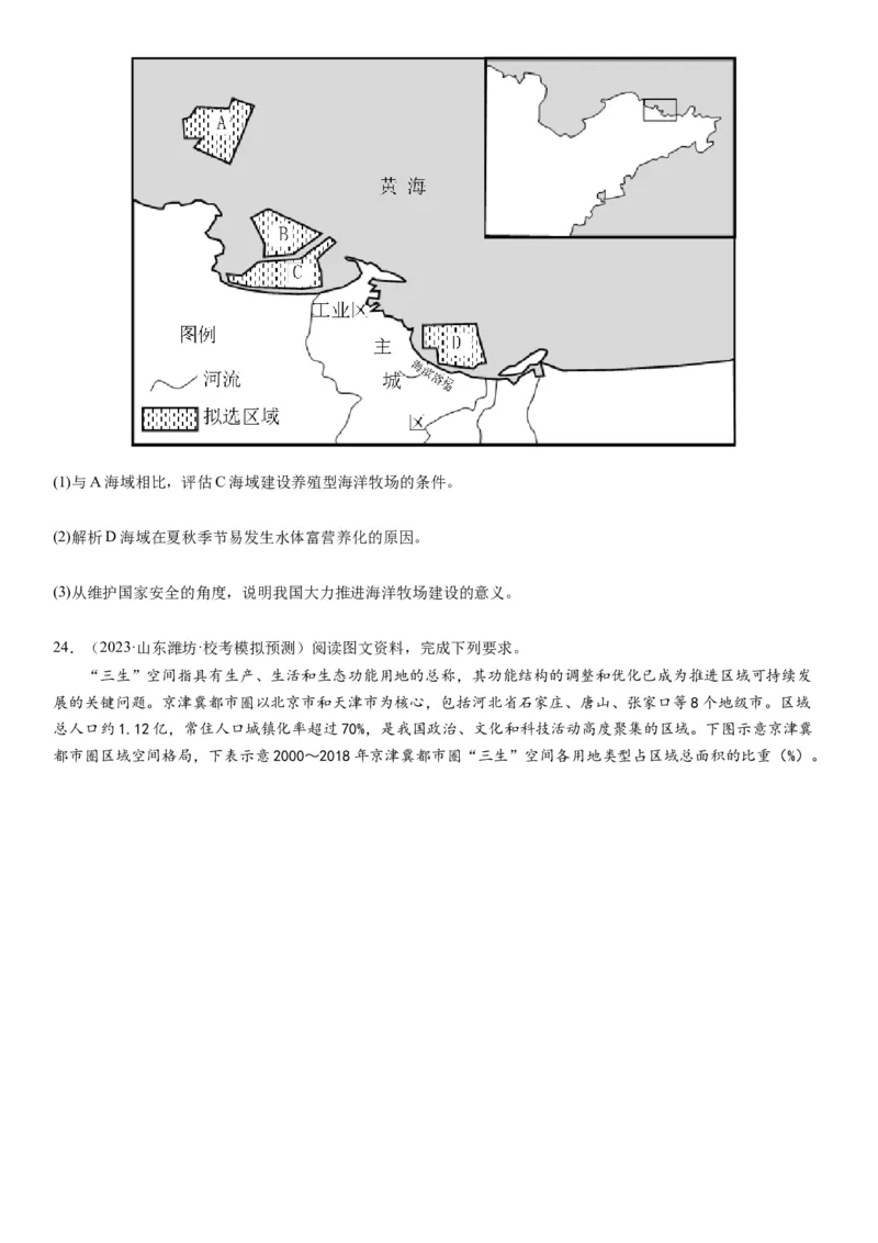 2024届新高考一轮复习专题12环境与发展第三十一讲中国国家发展战略举例（试卷版）_通用版（老高考）复习资料_2024年复习资料_完备战2024年高考地理一轮复习考点帮（全国通用）