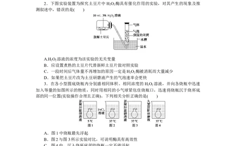 专练17　比较过氧化氢在不同条件下的分解_新高考复习资料_2023年新高考复习资料_专项复习_2023《微专题&middot;小练习》&middot;生物&middot;新教材&middot;XL-7