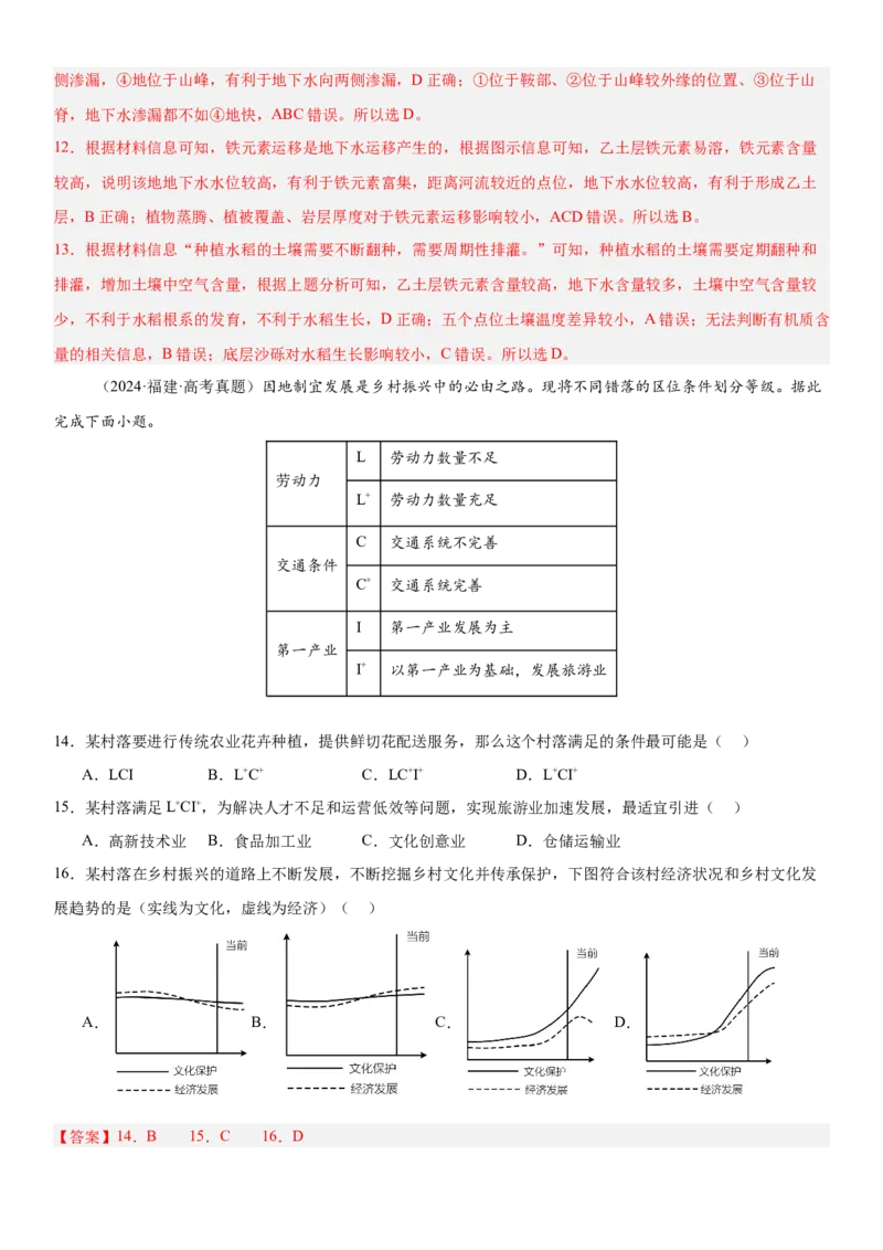第25讲农业区位因素及其变化（解析版）_2025年新高考资料_一轮复习_备战2025年高考地理一轮复习考点帮（新高考通用）（完结）