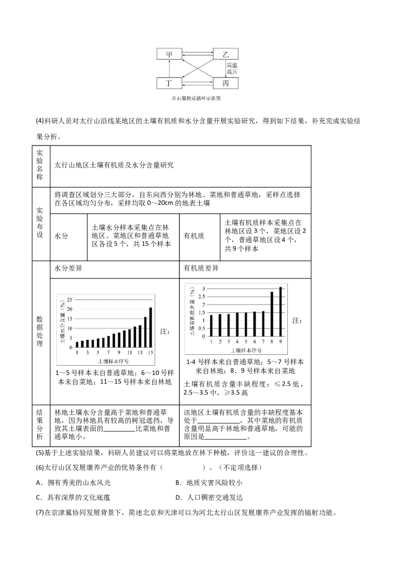 题型01新考法（原卷版）_2025年新高考资料_二轮复习_2025年高三地理高考二轮复习专项提升（新高考通用）3405802_重点&middot;难点&middot;热点专练（分地区）_江苏专用