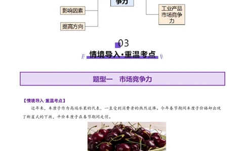 微专题市场竞争力（讲义）（解析版）_2025年新高考资料_二轮复习_01高考语文等多个文件_上好课2025年高考地理二轮复习讲练测（新高考通用）_第一部分专题突破