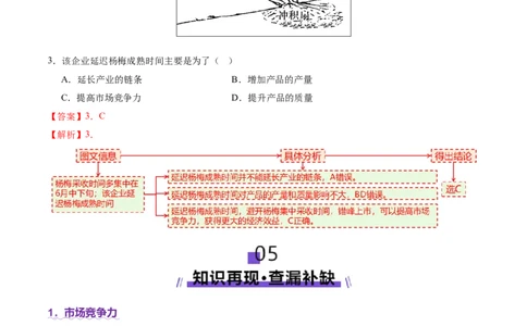 微专题市场竞争力（讲义）（解析版）_2025年新高考资料_二轮复习_01高考语文等多个文件_上好课2025年高考地理二轮复习讲练测（新高考通用）_第一部分专题突破