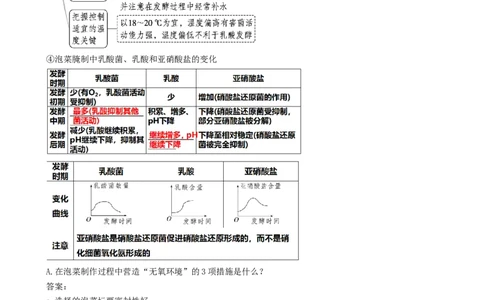 第38讲传统发酵技术和发酵工程的应用（讲义）（教师版）_2024年新高考资料_1.2024一轮复习_2024年高考生物一轮复习讲练测（新教材新高考）