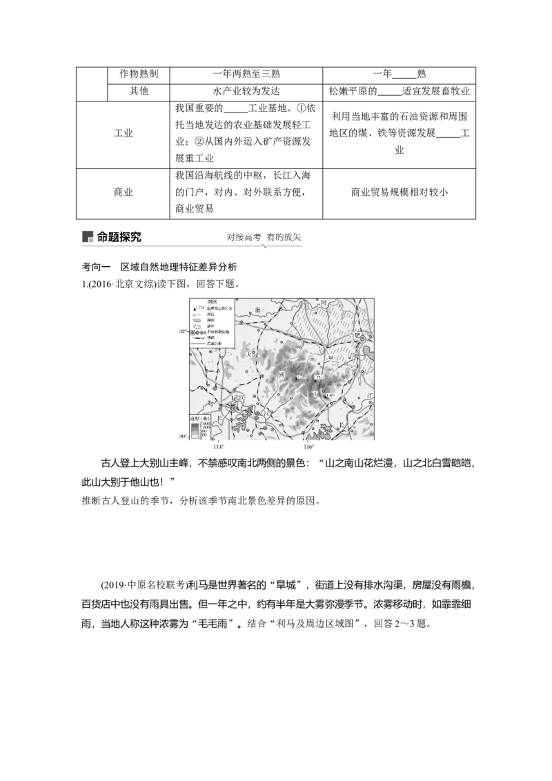 44必修③第1章地理环境与区域发展第26讲地理环境对区域发展的影响_通用版（老高考）复习资料_2023年复习资料_地理高三一轮复习系列