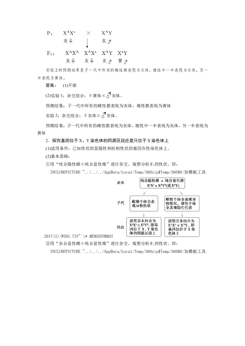 [12533088]高中生物一轮复习学案：第16讲　基因在染色体上、伴性遗传和人类遗传病_新高考复习资料_2023年新高考复习资料_一轮复习_精讲精练2023届新高考生物一轮复习学案