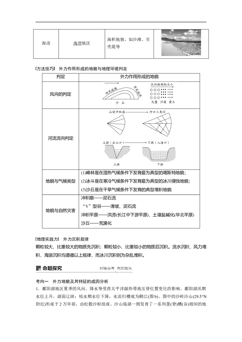 18必修①第5章地表形态的塑造第12讲营造地表形态的力量_通用版（老高考）复习资料_2023年复习资料_地理高三一轮复习系列_地理高三一轮复习系列《一轮复习讲义》（教师版）