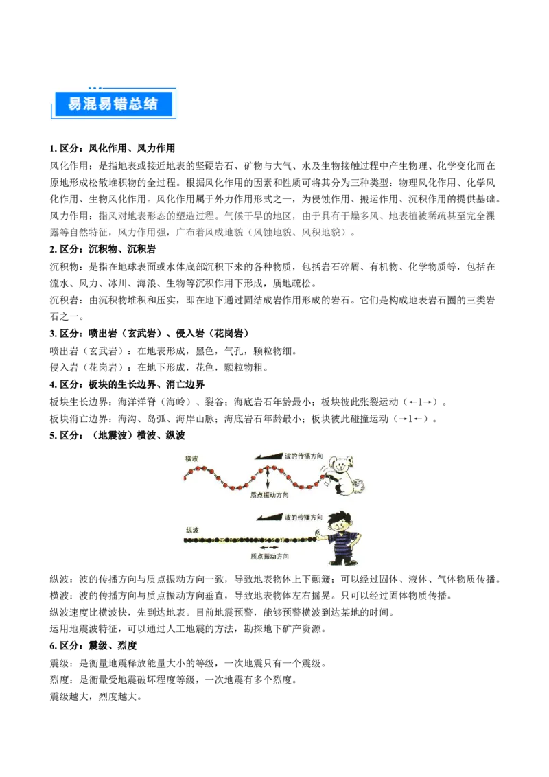 重难点专题05岩石圈运动与地表形态、地质灾害（解析版）_2025年新高考资料_二轮复习_01高考语文等多个文件_2025年高三地理高考二轮复习专项提升_重点&middot;难点&middot;热点专练（分地区）