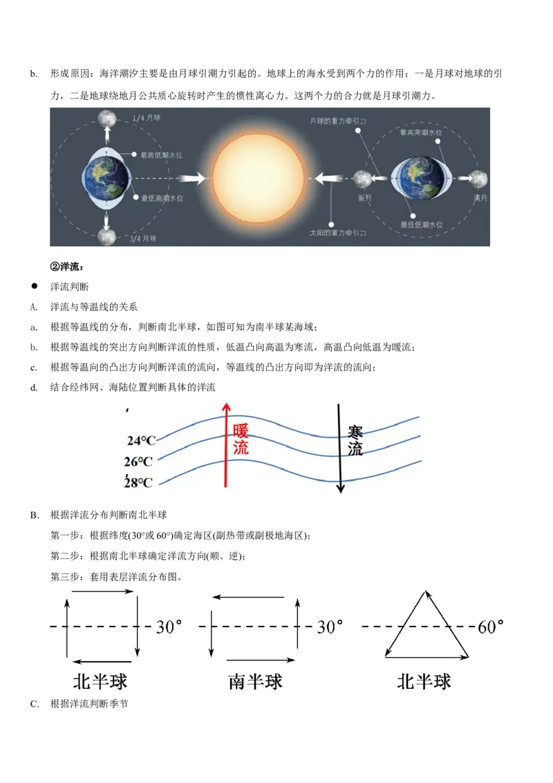 重难点05水体运动规律（解析版）_2025年新高考资料_二轮复习_2025年高三地理高考二轮复习专项提升（新高考通用）3405802_重点&middot;难点&middot;热点专练（分地区）_江苏专用
