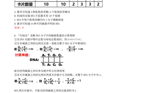 第21讲DNA分子的结构、复制与基因的本质（讲义）（教师版）_2024年新高考资料_1.2024一轮复习_2024年高考生物一轮复习讲练测（新教材新高考）