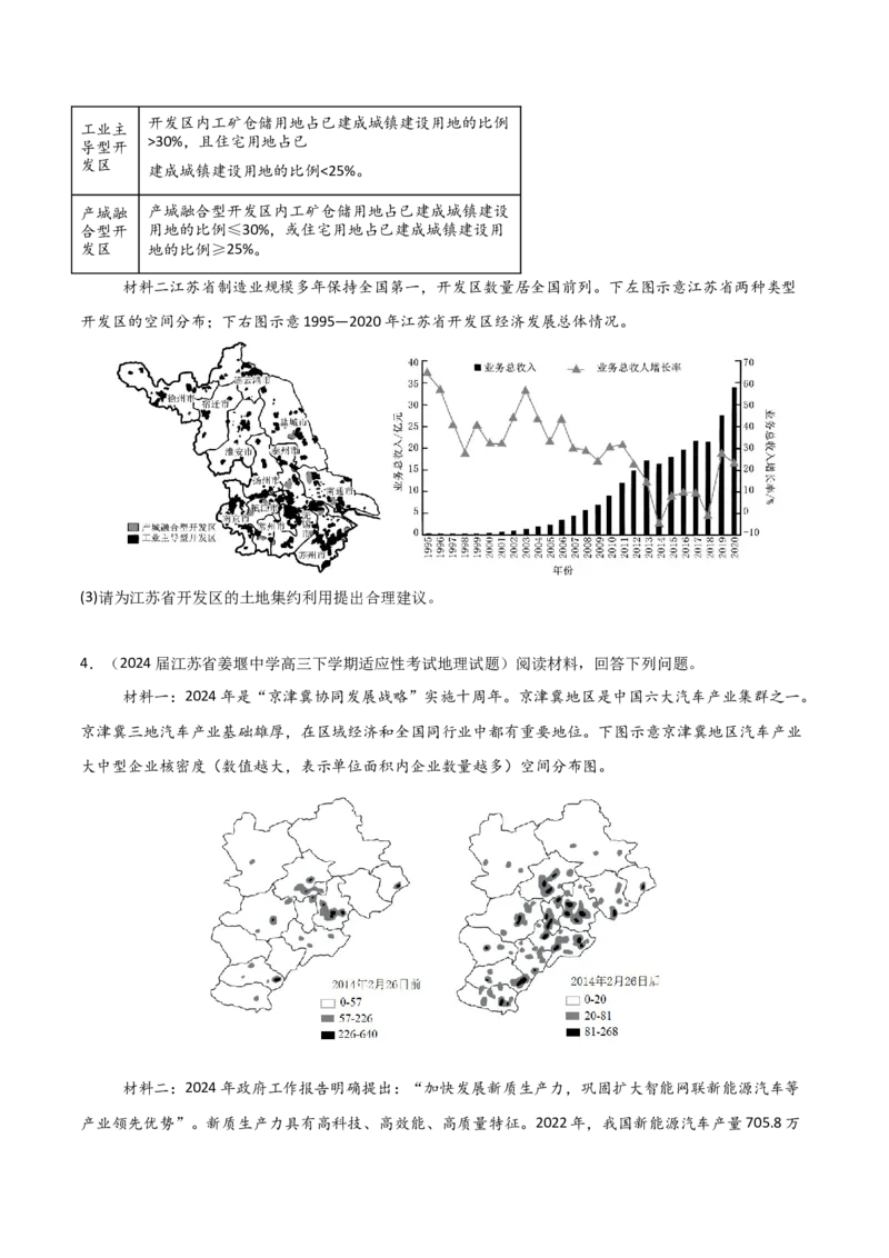 题型04常见综合题问法与答题规范（原卷版）_2025年新高考资料_二轮复习_01高考语文等多个文件_2025年高三地理高考二轮复习专项提升_重点&middot;难点&middot;热点专练（分地区）_江苏专用