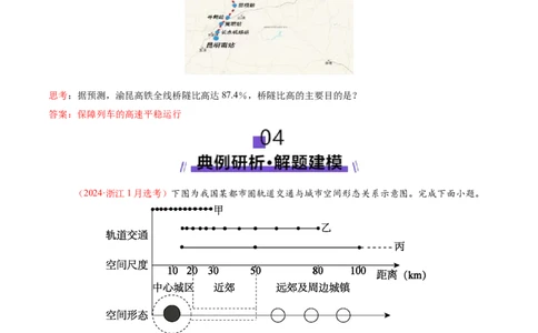 微专题中国新基建（交通）（讲义）（解析版）_2025年新高考资料_二轮复习_01高考语文等多个文件_2025年高三地理高考二轮复习专项提升_二轮讲义