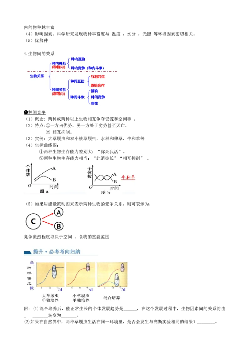 第34讲群落及其演替（讲义）（教师版）_2024年新高考资料_1.2024一轮复习_2024年高考生物一轮复习讲练测（新教材新高考）