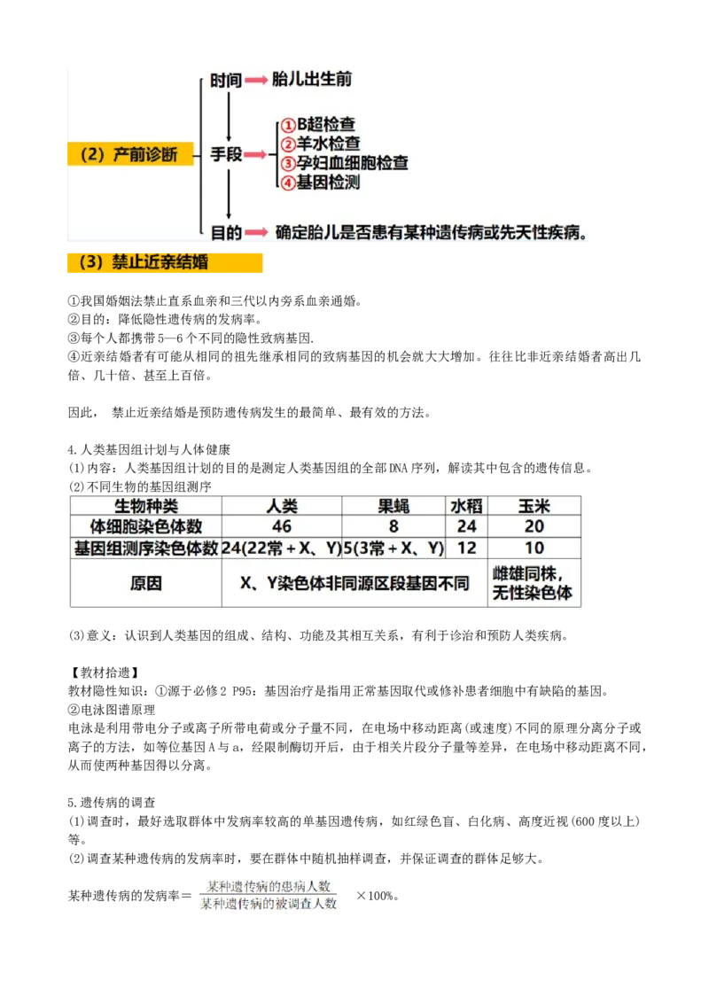 第18讲伴性遗传和人类遗传病（讲义）（教师版）_2024年新高考资料_1.2024一轮复习_2024年高考生物一轮复习讲练测（新教材新高考）