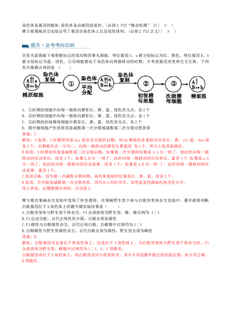 第18讲伴性遗传和人类遗传病（讲义）（教师版）_2024年新高考资料_1.2024一轮复习_2024年高考生物一轮复习讲练测（新教材新高考）