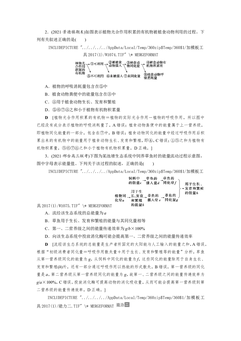 [12533109]高中生物一轮复习学案：第30讲　生态系统的结构与功能_新高考复习资料_2023年新高考复习资料_一轮复习_精讲精练2023届新高考生物一轮复习学案