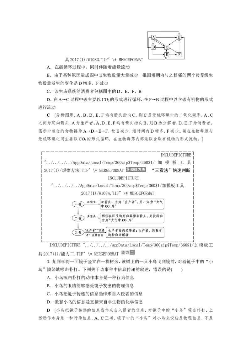 [12533109]高中生物一轮复习学案：第30讲　生态系统的结构与功能_新高考复习资料_2023年新高考复习资料_一轮复习_精讲精练2023届新高考生物一轮复习学案