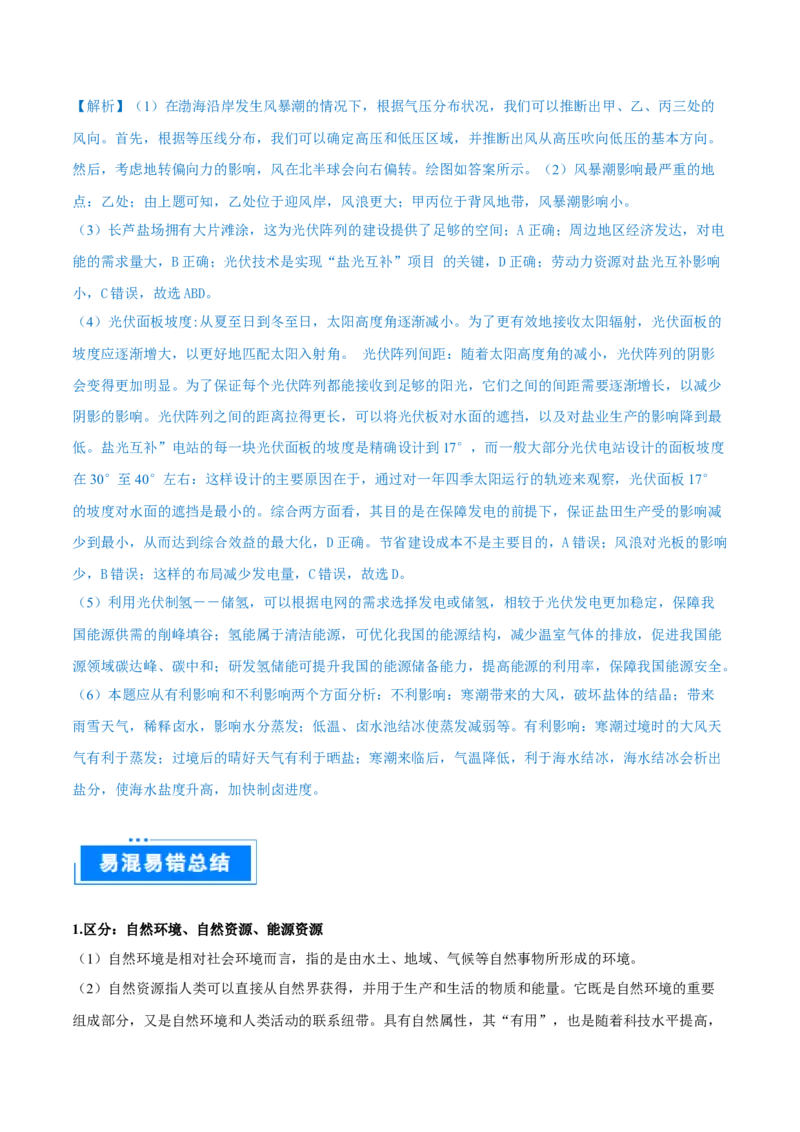 重难点专题15自然资源开发与国家安全（原卷版）_2025年新高考资料_二轮复习_2025年高三地理高考二轮复习专项提升（新高考通用）3405802_重点&middot;难点&middot;热点专练（分地区）_上海专用