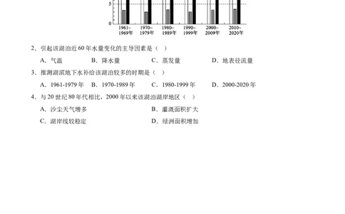 微专题水量平衡（讲义）（原卷版）_2025年新高考资料_二轮复习_2025年高三地理高考二轮复习专项提升（新高考通用）3405802_二轮讲义