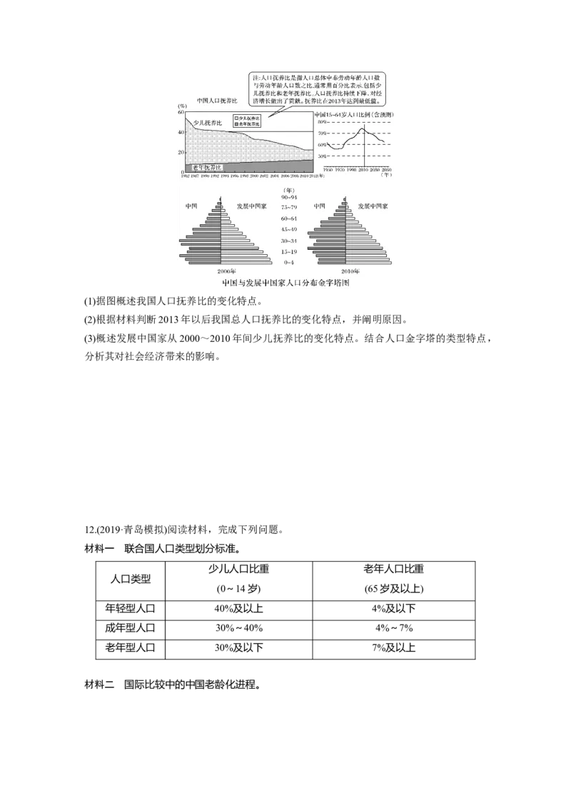 27专项突破练4地理统计图表_通用版（老高考）复习资料_2023年复习资料_地理高三一轮复习系列_地理高三一轮复习系列《一轮复习讲义》（学生版）