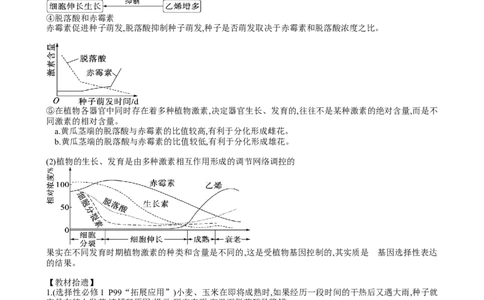第32.2讲其他植物激素、植物生长调节剂的应用、环境因素参与调节植物的生命活动（讲义）（教师版）_2024年新高考资料_1.2024一轮复习_2024年高考生物一轮复习讲练测（新教材新高考）