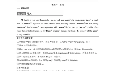 第2部分语法专项突破专题2需要变形的名词、数词、形容词和副词_03高考英语_新高考复习资料_2022年新高考资料_2022年新高考英语一轮复习_2022年一轮复习新高考新教材