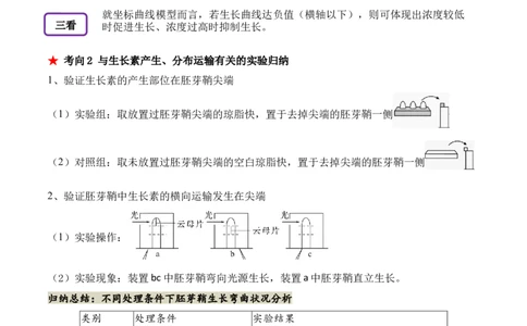第13讲植物生命活动的调节（讲义）解析版_2024年新高考资料_2.2024二轮复习_2024年高考生物二轮复习讲练测（新教材新高考）