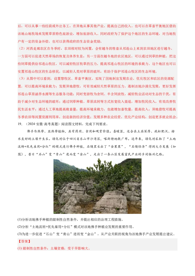 热点04产业发展-2025年高考地理热点&middot;重点&middot;难点专练（新高考通用）（解析版）_2025年新高考资料_二轮复习_2025年高三地理高考二轮复习专项提升（新高考通用）3405802_新高考通用