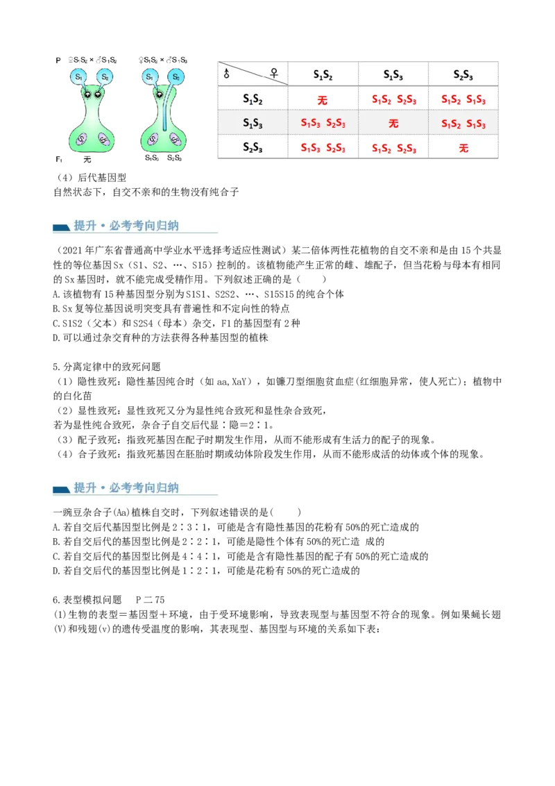 第16讲基因的分离定律（讲义）（学生版）_2024年新高考资料_1.2024一轮复习_2024年高考生物一轮复习讲练测（新教材新高考）