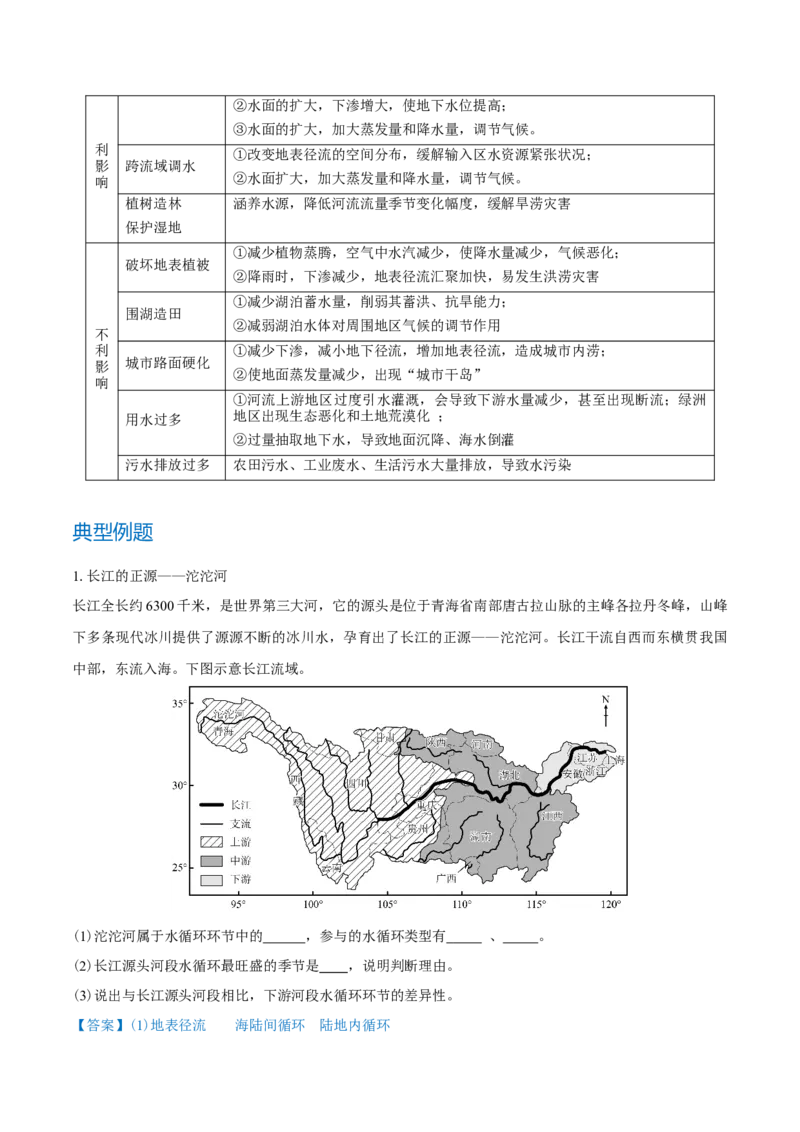 重难点专题06水体运动与环境、人类（解析版）_2025年新高考资料_二轮复习_2025年高三地理高考二轮复习专项提升（新高考通用）3405802_重点&middot;难点&middot;热点专练（分地区）_上海专用