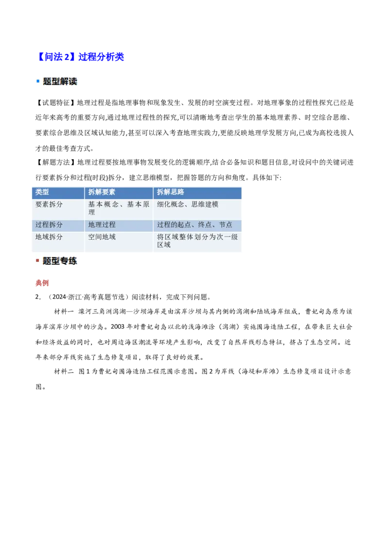 题型04常见综合题问法与技巧解读（原卷版）_2025年新高考资料_二轮复习_01高考语文等多个文件_2025年高三地理高考二轮复习专项提升_重点&middot;难点&middot;热点专练（分地区）