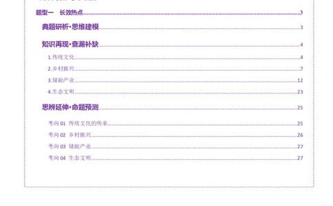 长效热点（讲义）（解析版）_2025年新高考资料_二轮复习_01高考语文等多个文件_上好课2025年高考地理二轮复习讲练测（新高考通用）_第四部分热点聚焦