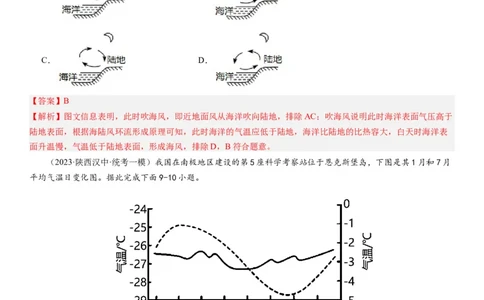 2024届新高考一轮复习专题三地球上的大气第八讲热力环流与大气的水平运动（解析版）_通用版（老高考）复习资料_2024年复习资料_完备战2024年高考地理一轮复习考点帮（全国通用）