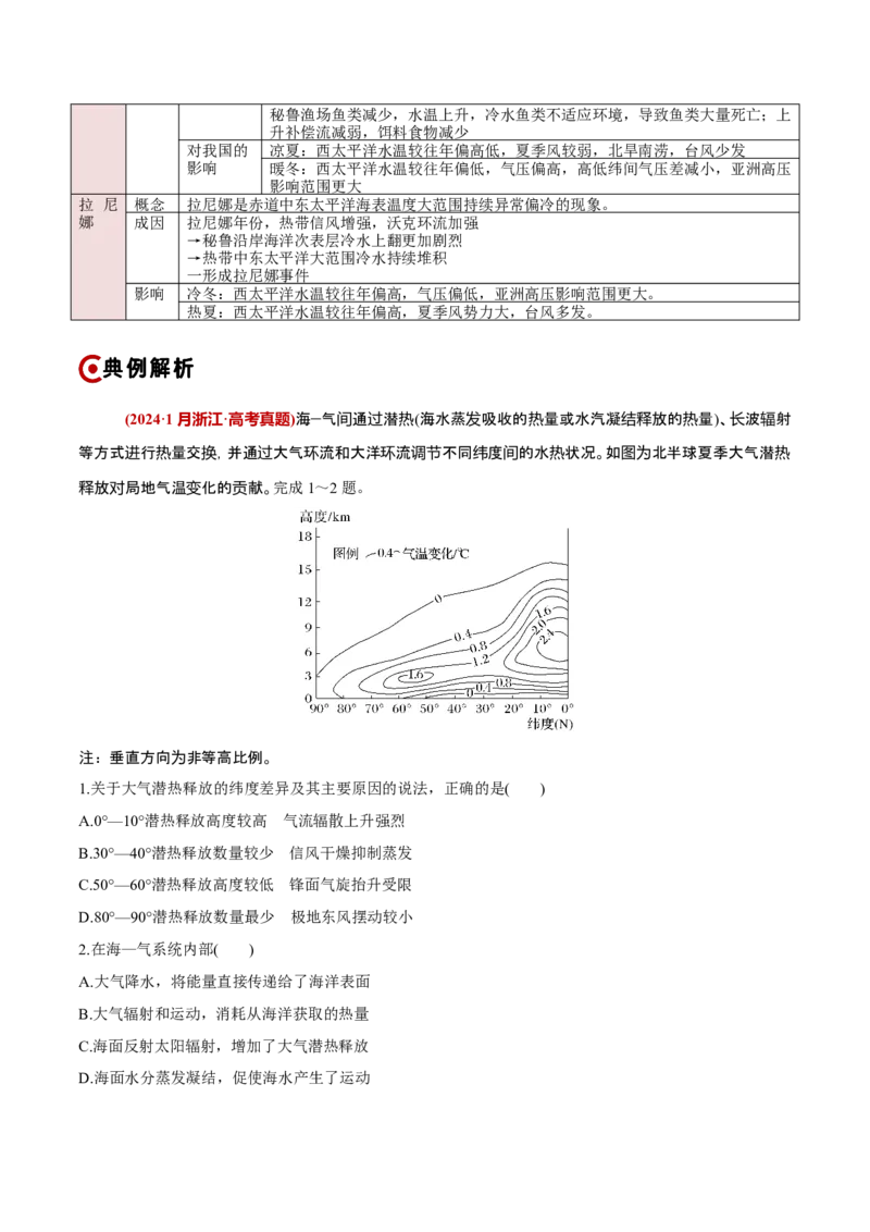 重难点05海洋水环境（原卷版）_2025年新高考资料_二轮复习_01高考语文等多个文件_2025年高三地理高考二轮复习专项提升_重点&middot;难点&middot;热点专练（分地区）_新高考通用
