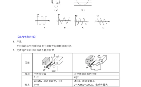 第23讲交变电流三大题型（举一反三）（原卷版）_03高考英语_2025年新高考资料_二轮复习_01高考语文等多个文件_备战2025年高考物理举一反三系列（新高考通用）