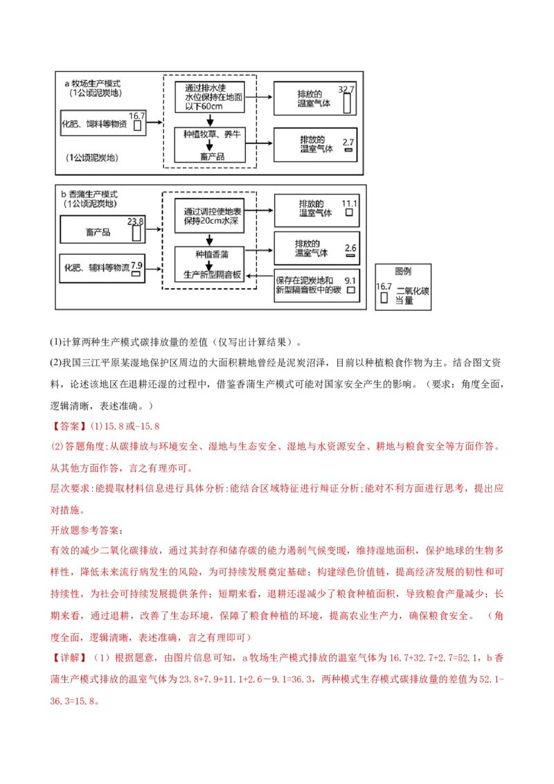 热点04全球气候变化（解析版）_2025年新高考资料_二轮复习_01高考语文等多个文件_2025年高三地理高考二轮复习专项提升_重点&middot;难点&middot;热点专练（分地区）_黑吉辽专用
