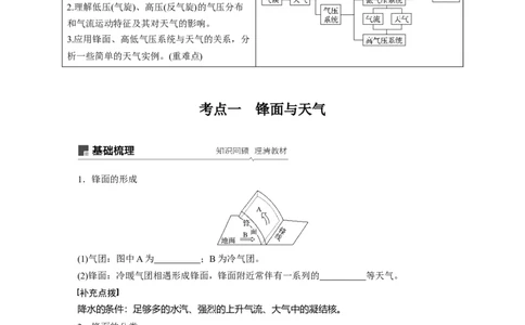 11必修①第3章地球上的大气第8讲常见天气系统_通用版（老高考）复习资料_2023年复习资料_地理高三一轮复习系列_地理高三一轮复习系列《一轮复习讲义》（学生版）