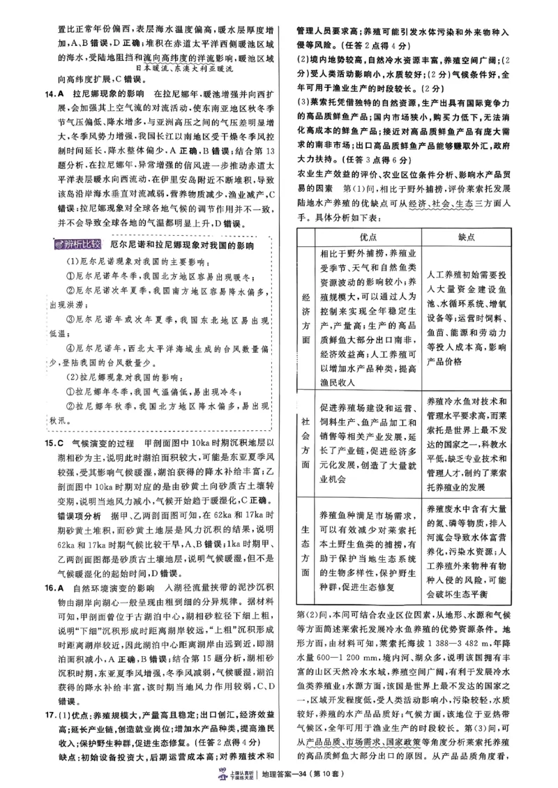 地理6维解析册_第六期史地政_9-地理金考卷特快专递第6期《一模精选卷》