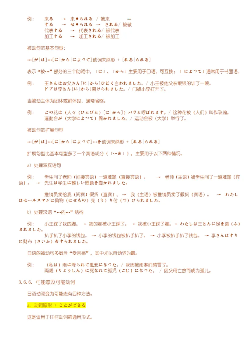 附带3：日语语法详细笔记P64（OCR）_203考研（日语）历年真题资料_203日语-复习资料_06-203考研日语笔记