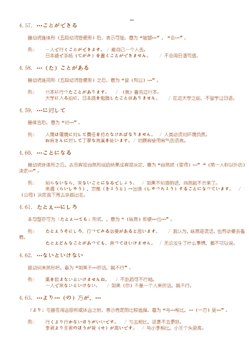 附带3：日语语法详细笔记P64（OCR）_203考研（日语）历年真题资料_203日语-复习资料_06-203考研日语笔记