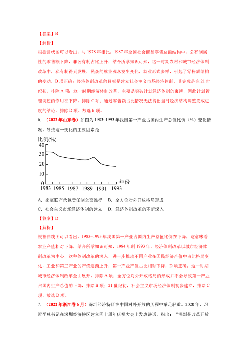 解密08新中国的建设（复习讲义）-高频考点解密2023年高考历史二轮复习讲义+分层训练_07高考历史_新高考复习资料_2023年新高考复习资料