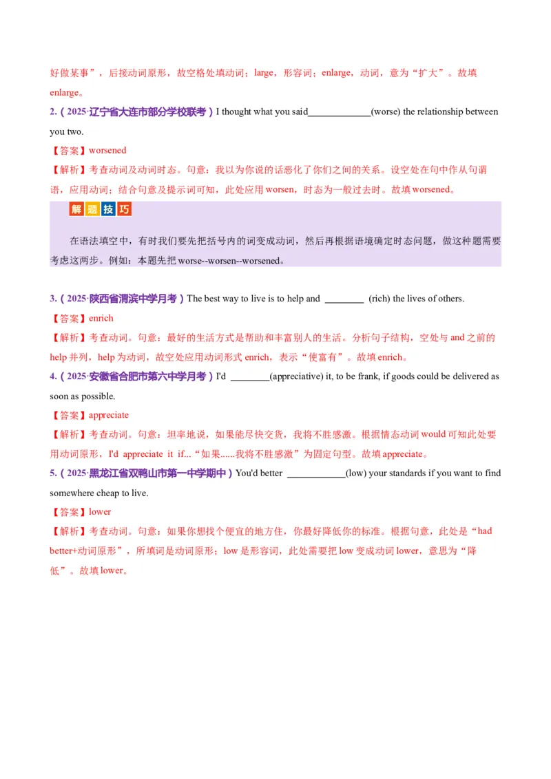 词汇知识专题04语法填空词形转换高频词汇（1）（讲义）（解析版）_02高考数学_2025年新高考资料_二轮复习_01高考语文等多个文件_第二部分词汇知识