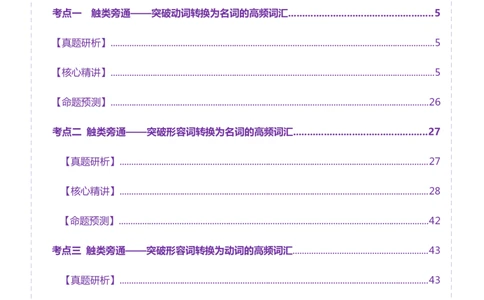 词汇知识专题04语法填空词形转换高频词汇（1）（讲义）（解析版）_02高考数学_2025年新高考资料_二轮复习_01高考语文等多个文件_第二部分词汇知识