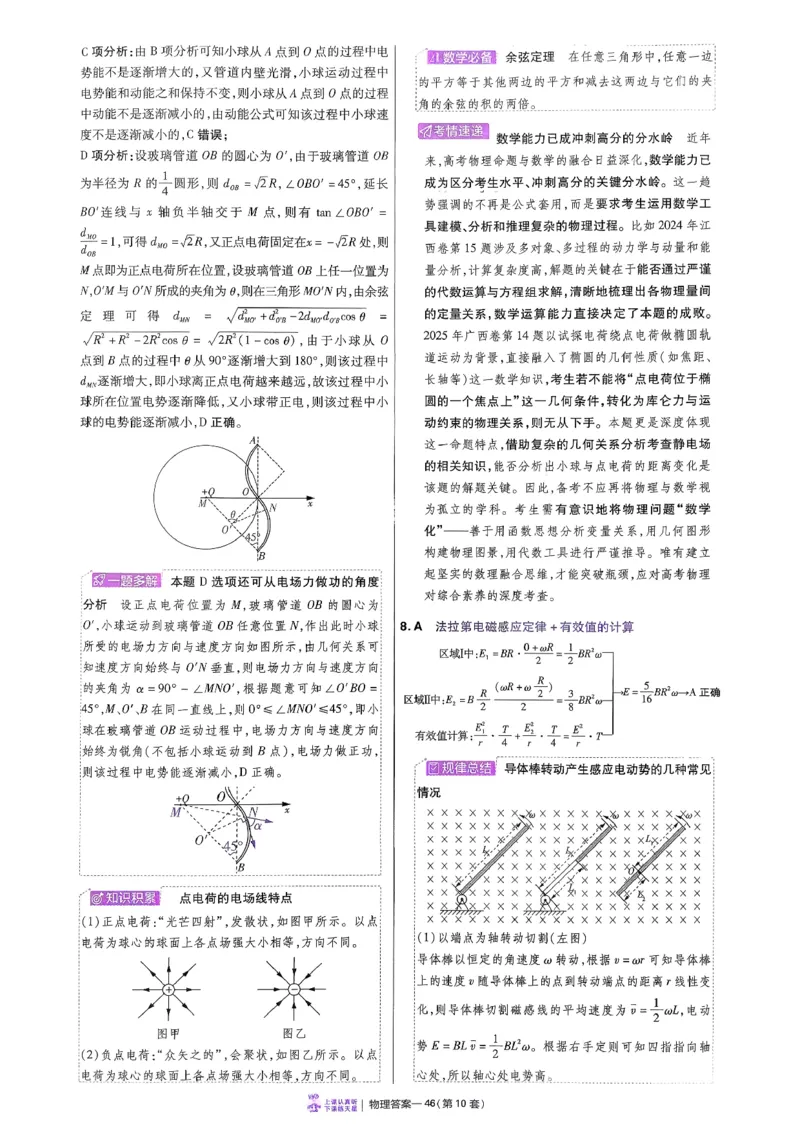 2026物理金考卷特快专递第6期《一模精选卷》答案册_第六期物化生_2026物理金考卷特快专递第6期《一模精选卷》