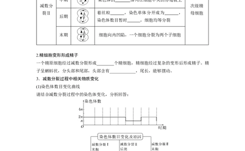 第4单元　第3课时　减数分裂和受精作用_2024年新高考资料_1.2024一轮复习_2024年高考生物一轮复习讲义（新人教版）_学生版在此文件夹_大一轮复习讲义_第四单元　细胞的生命历程