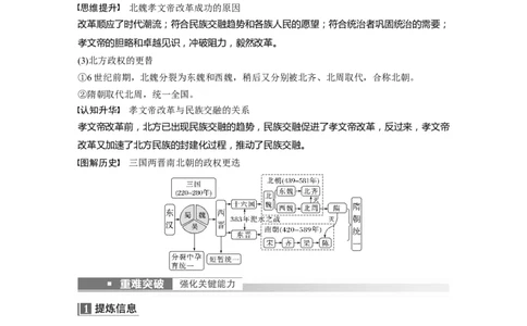 2023年高考历史一轮复习（部编版新高考）第3讲课题5　三国两晋南北朝的政权更迭与民族交融_新高考复习资料_2023年新高考复习资料_2023新高考大一轮复习讲义