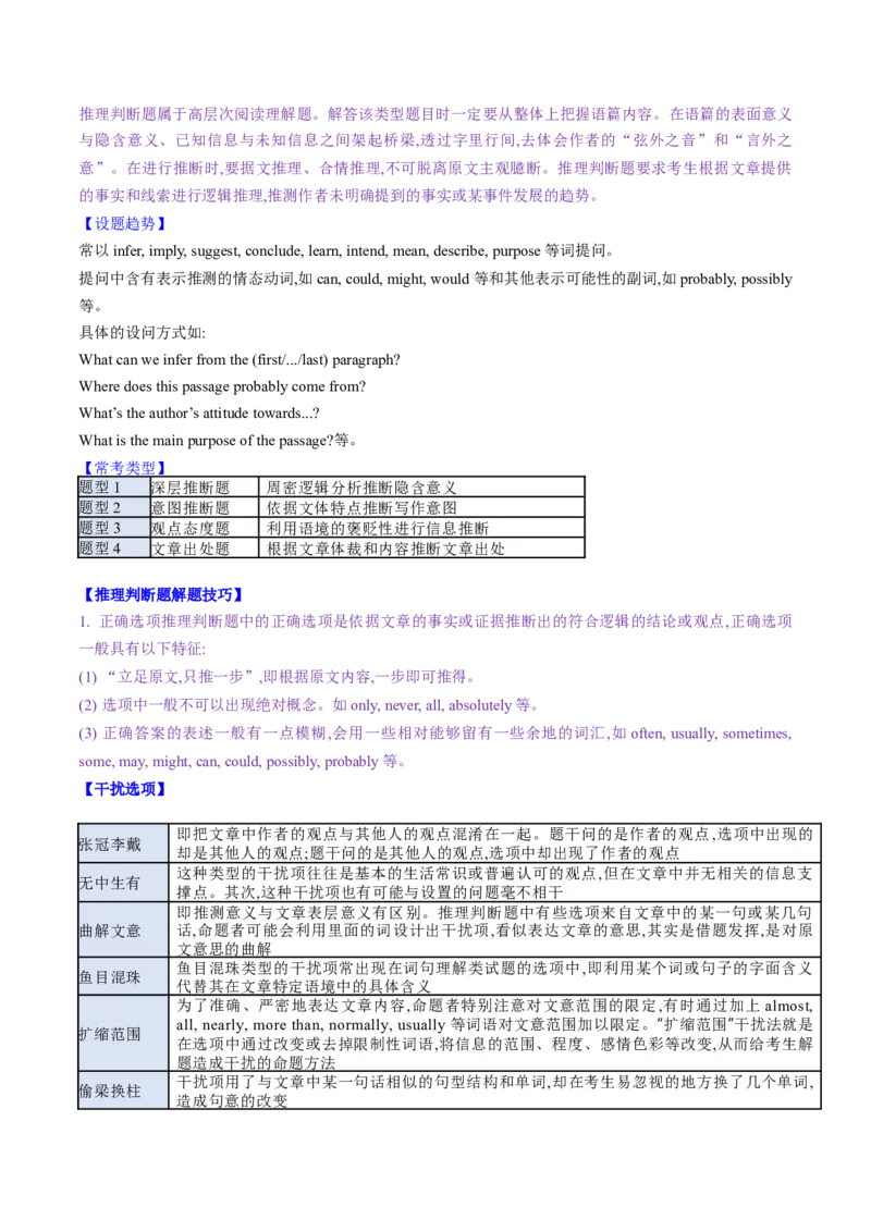 考点23阅读理解说明文（核心考点精讲精练）-备战2025年高考英语一轮复习考点帮（新高考通用）（解析版）_03高考英语_2025年新高考资料_一轮复习_备战2025年高考英语一轮复习考点帮