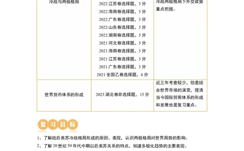 第41讲冷战与国际格局的演变（解析版）_07高考历史_新高考复习资料_2024年新高考复习资料_一轮复习资料_完2024年高考历史一轮复习讲练测(课件+讲义+练习)（新高考）_讲义+练习_344